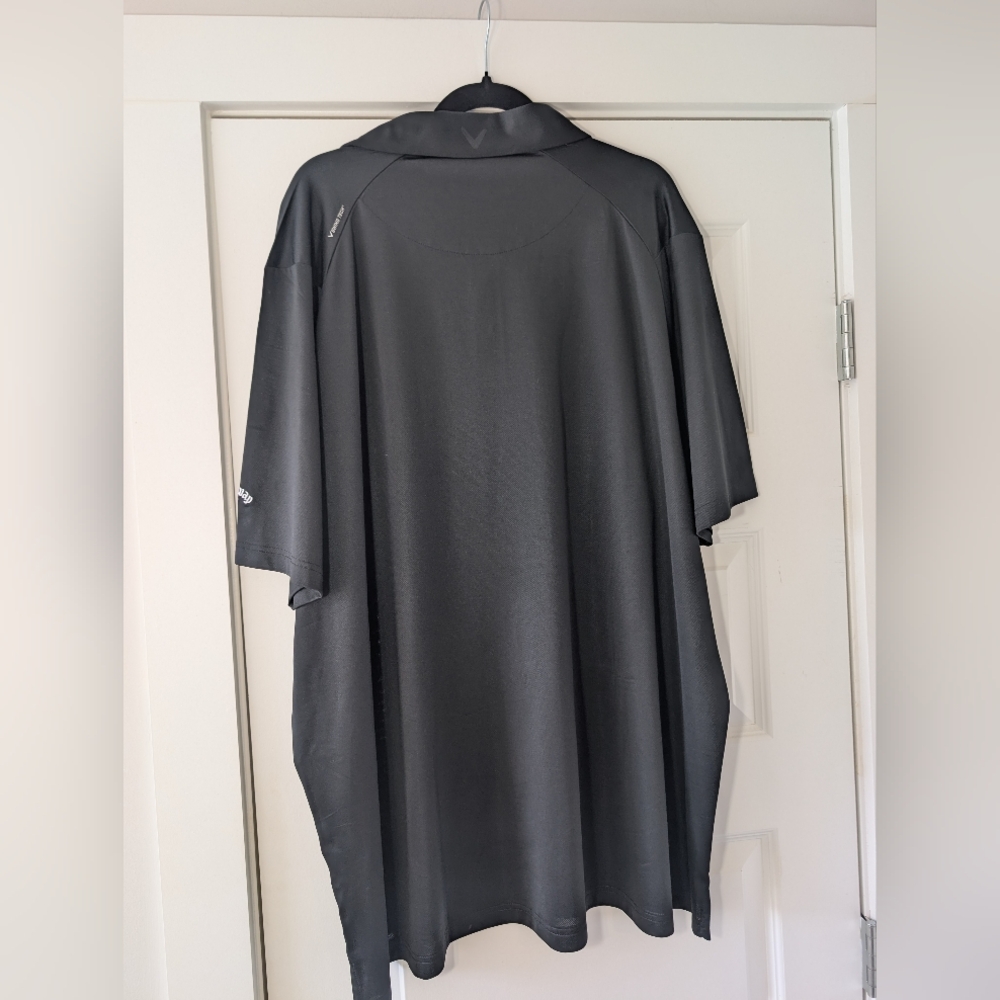 Callaway Men's Caviar Black Polo Golf Shirt Size 3X - Picture 2 of 8